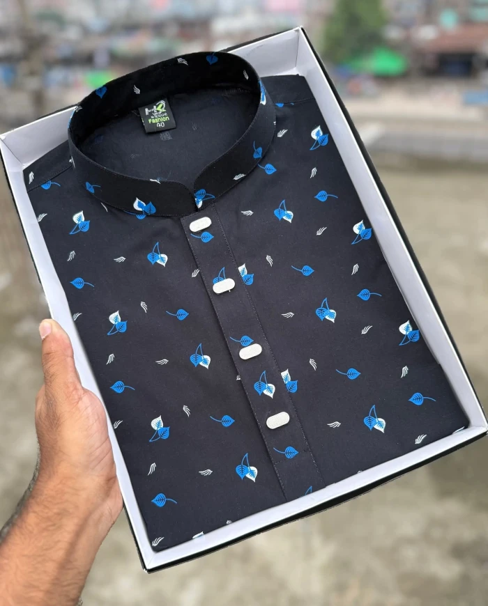 Panpata cotton print blue