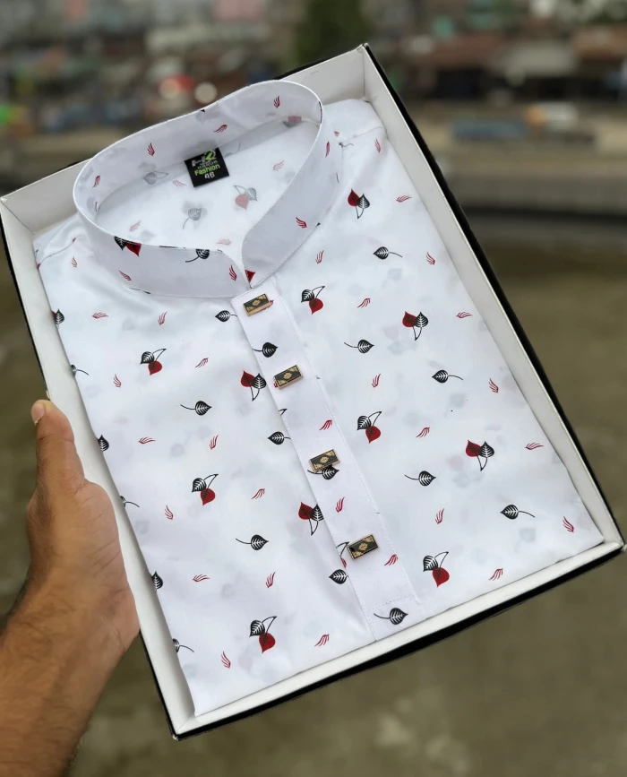 Panpata cotton print White