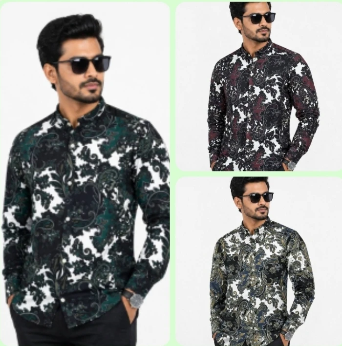 শার্ট তিন পিসের কম্বো ডেলিভারি ফ্রি